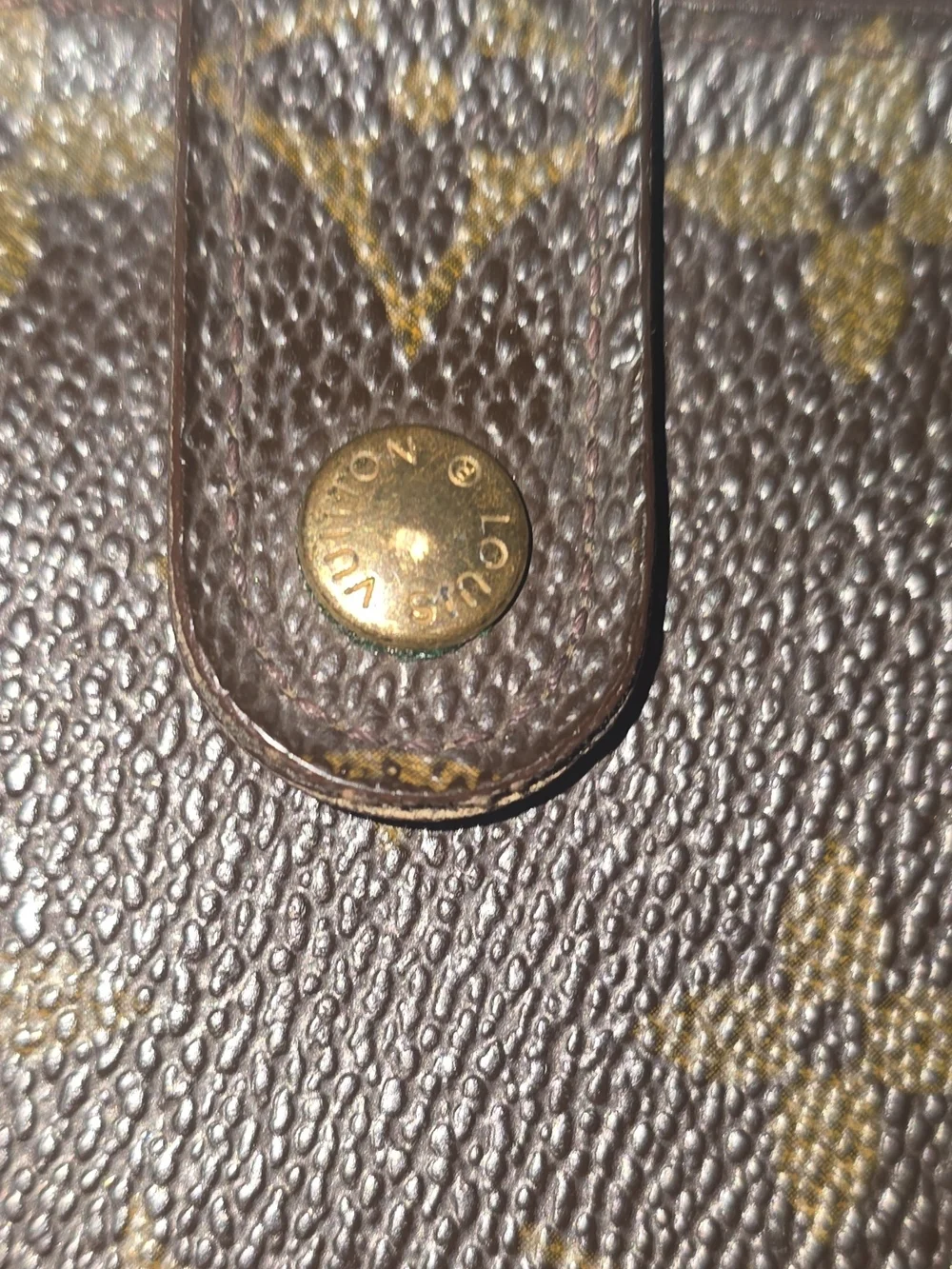 Louis Vuitton Monogram Brown Zip-Around Unisex Wallet Logo Zipper Snap - Picture 12 of 12